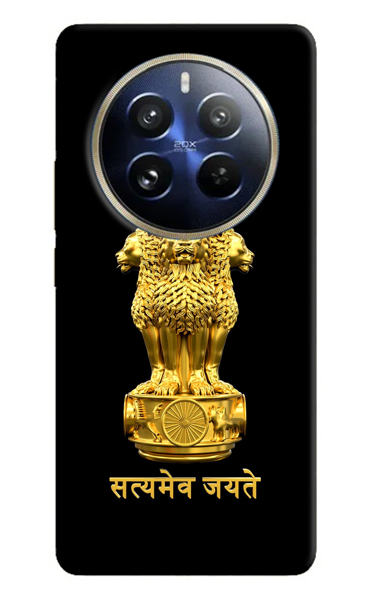 Satyamev Jayate Golden Realme 12 Pro 5G/12 Pro+ 5G Back Cover