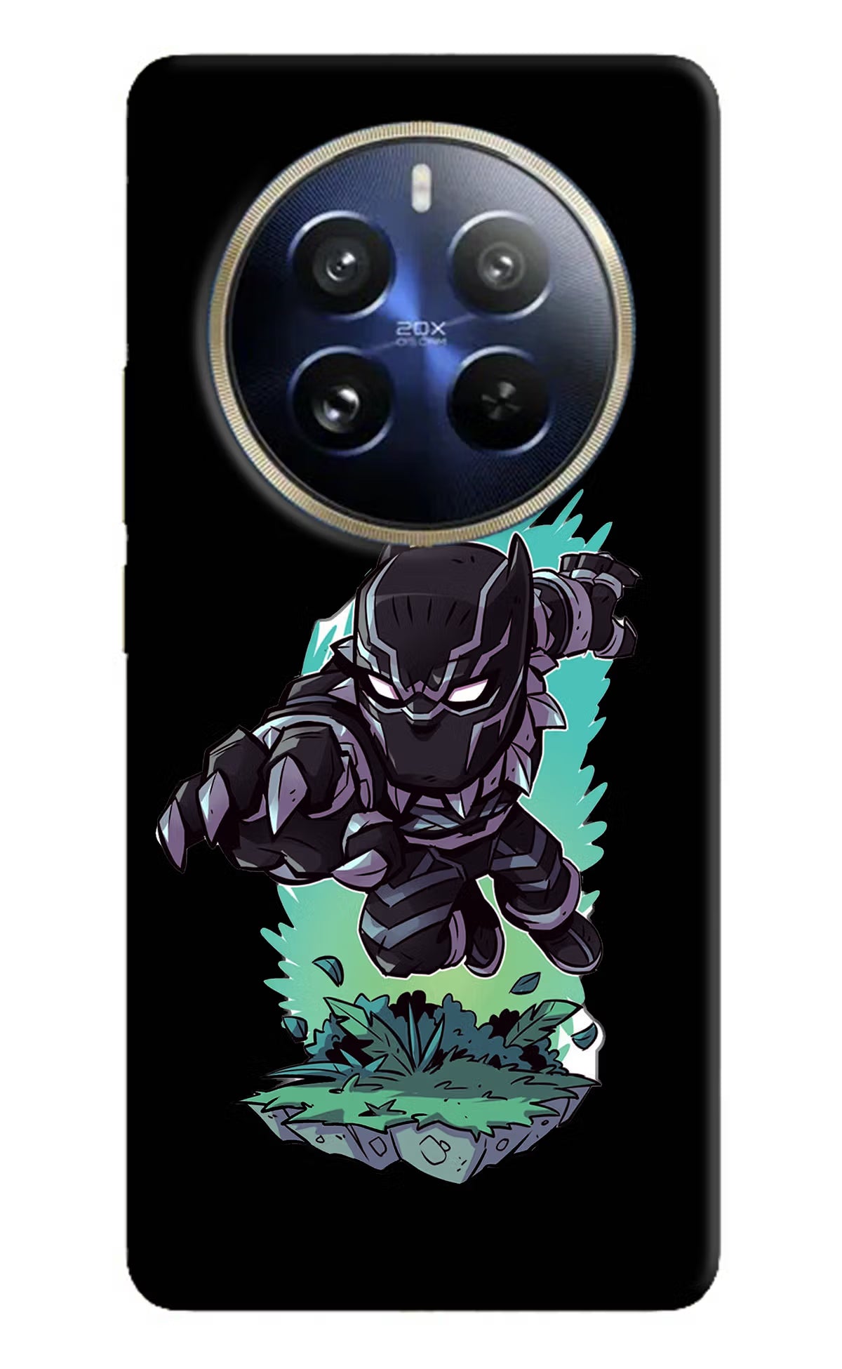 Black Panther Realme 12 Pro 5G/12 Pro+ 5G Hard Case Back Cover by Casekaro