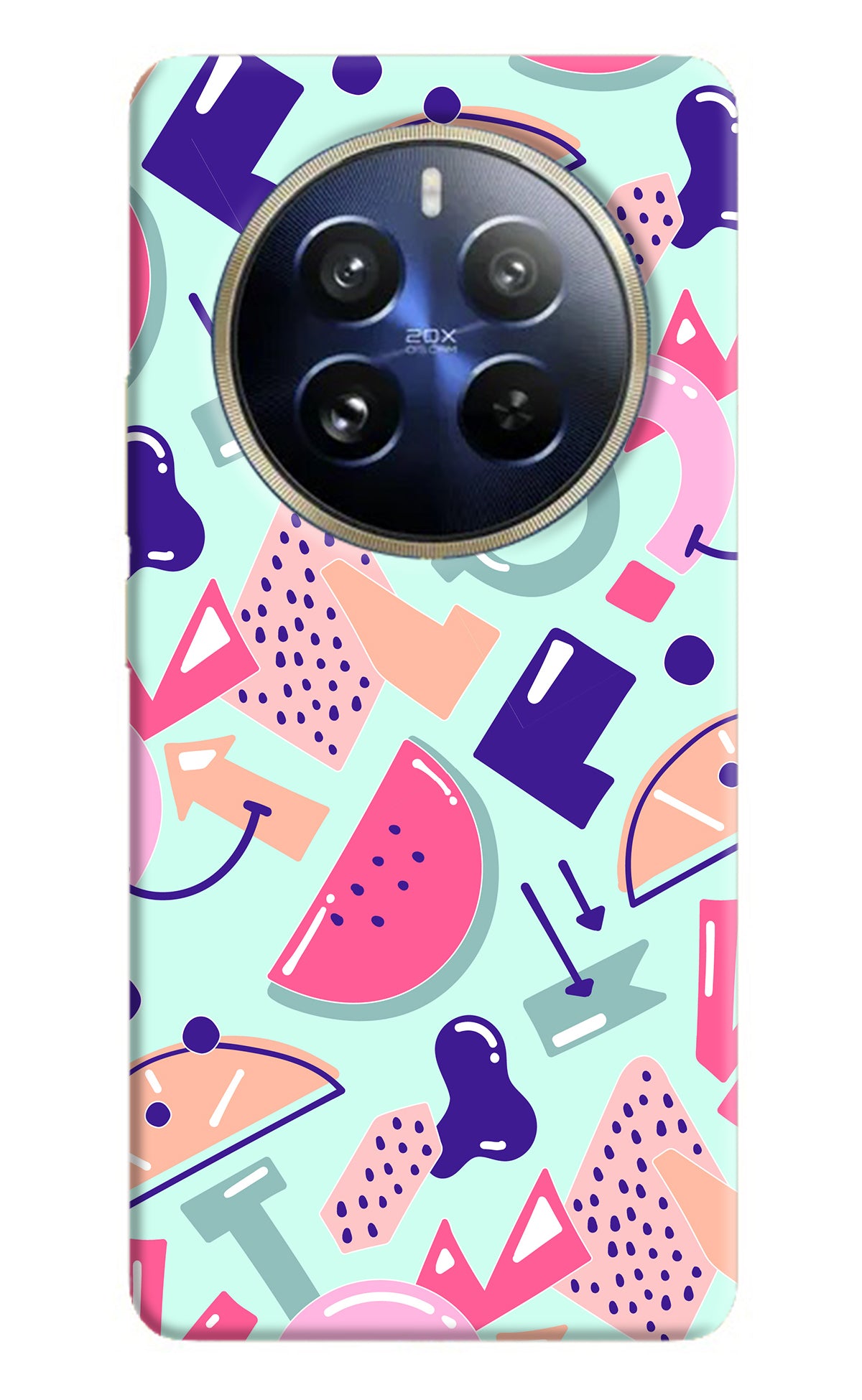 Doodle Pattern Realme 12 Pro 5G/12 Pro+ 5G Back Cover