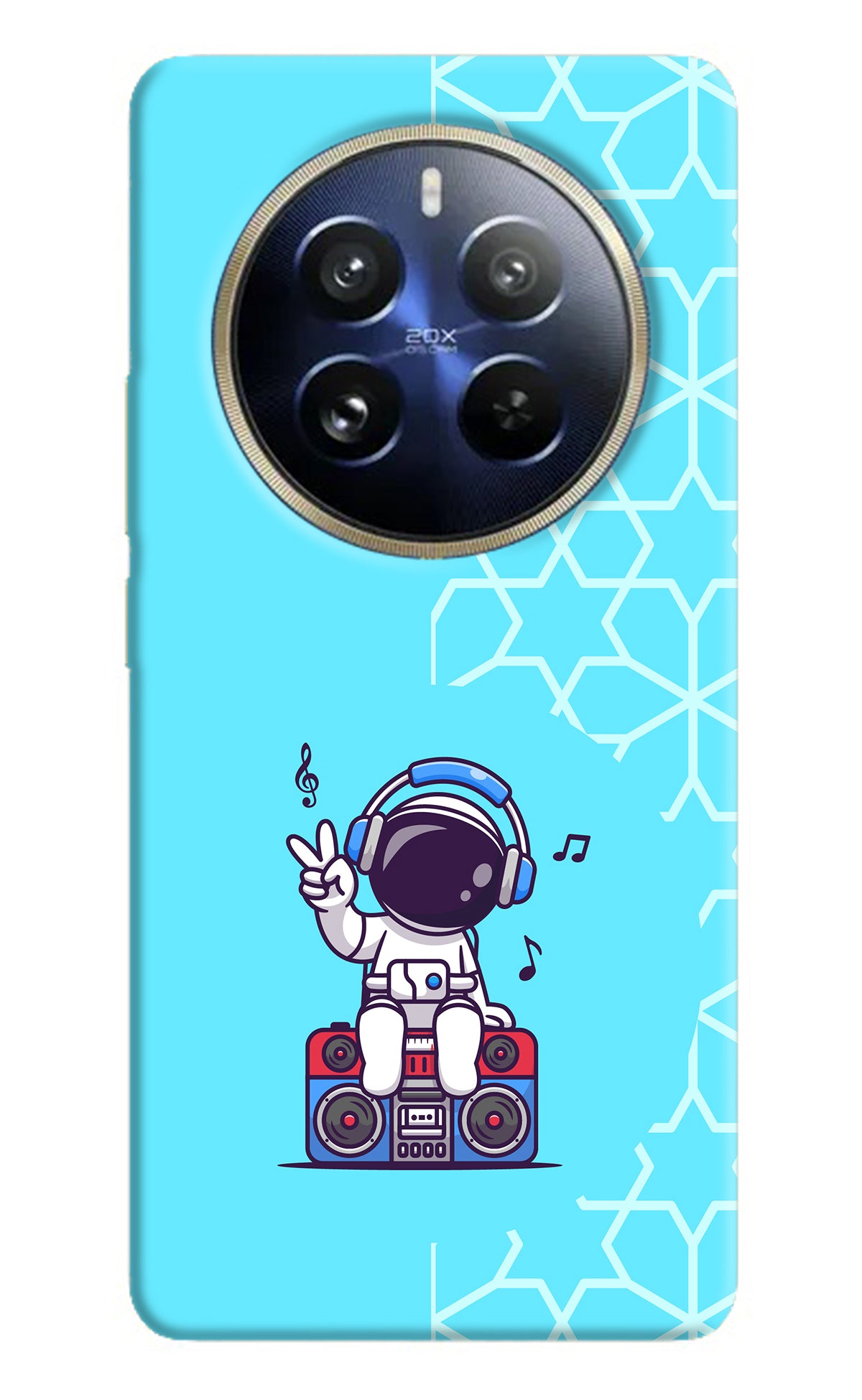 Cute Astronaut Chilling Realme 12 Pro 5G/12 Pro+ 5G Back Cover