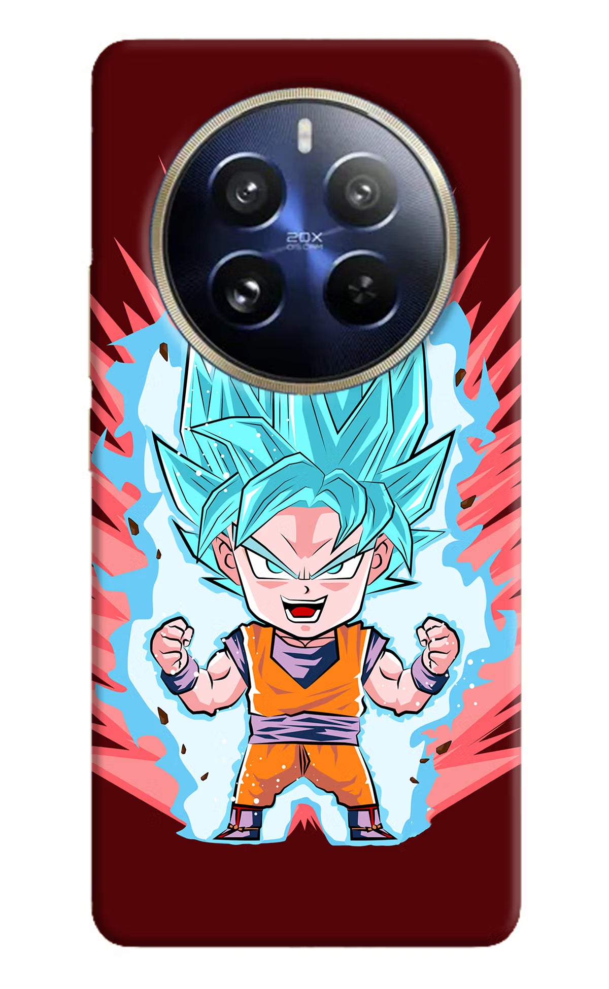 Goku Little Realme 12 Pro 5G/12 Pro+ 5G Hard Case Back Cover by Casekaro