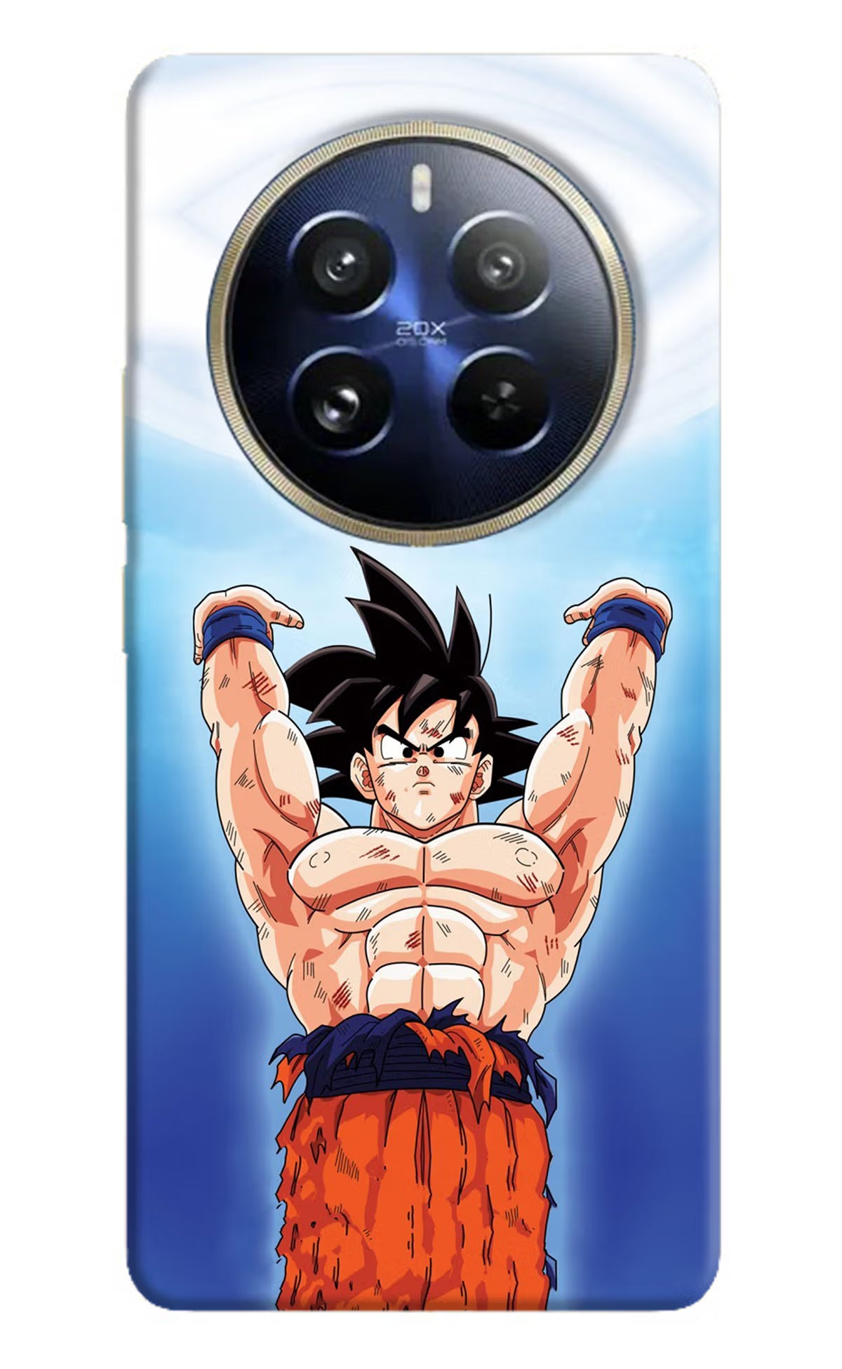 Goku Power Realme 12 Pro 5G/12 Pro+ 5G Hard Case Back Cover by Casekaro