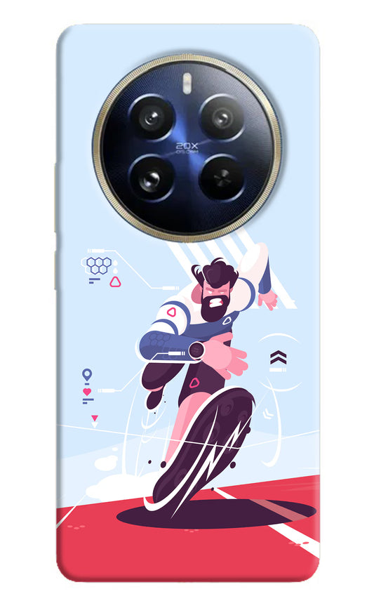 Run Pro Realme 12 Pro 5G/12 Pro+ 5G Hard Case Back Cover by Casekaro