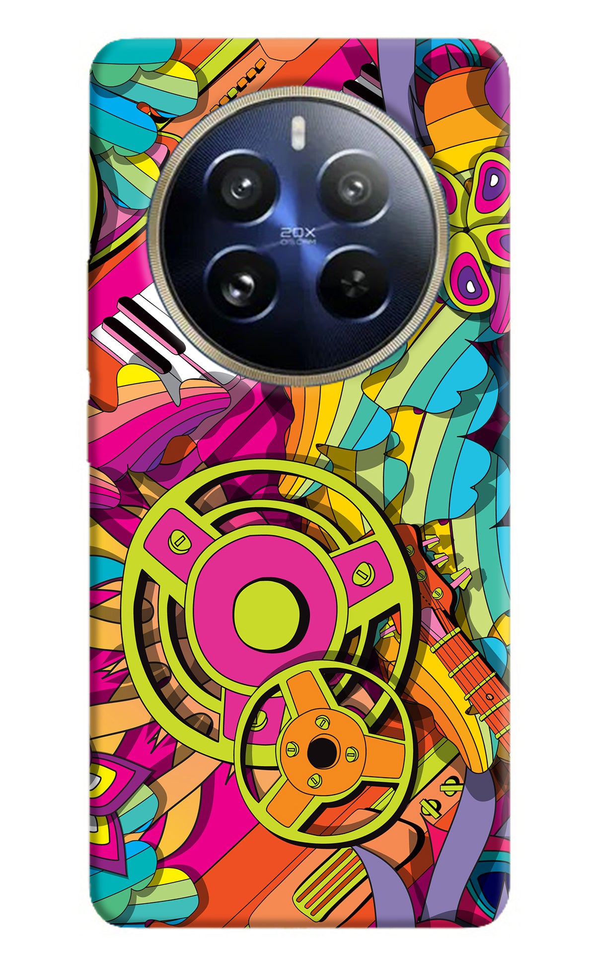 Music Doodle Realme 12 Pro 5G/12 Pro+ 5G Back Cover