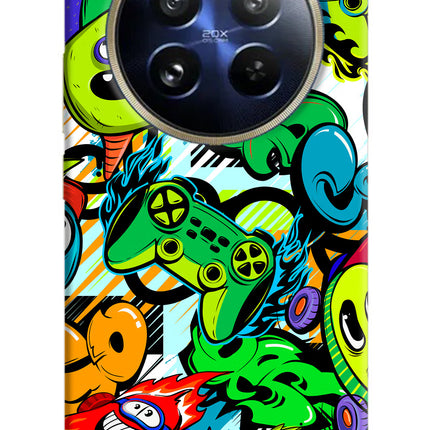 Game Doodle Realme 12 Pro 5G/12 Pro+ 5G Hard Case Back Cover by Casekaro