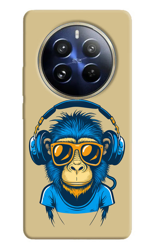 Monkey Headphone Realme 12 Pro 5G/12 Pro+ 5G Hard Case Back Cover by Casekaro