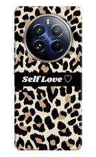 Leopard Print Self Love Realme 12 Pro 5G/12 Pro+ 5G Hard Case Back Cover by Casekaro