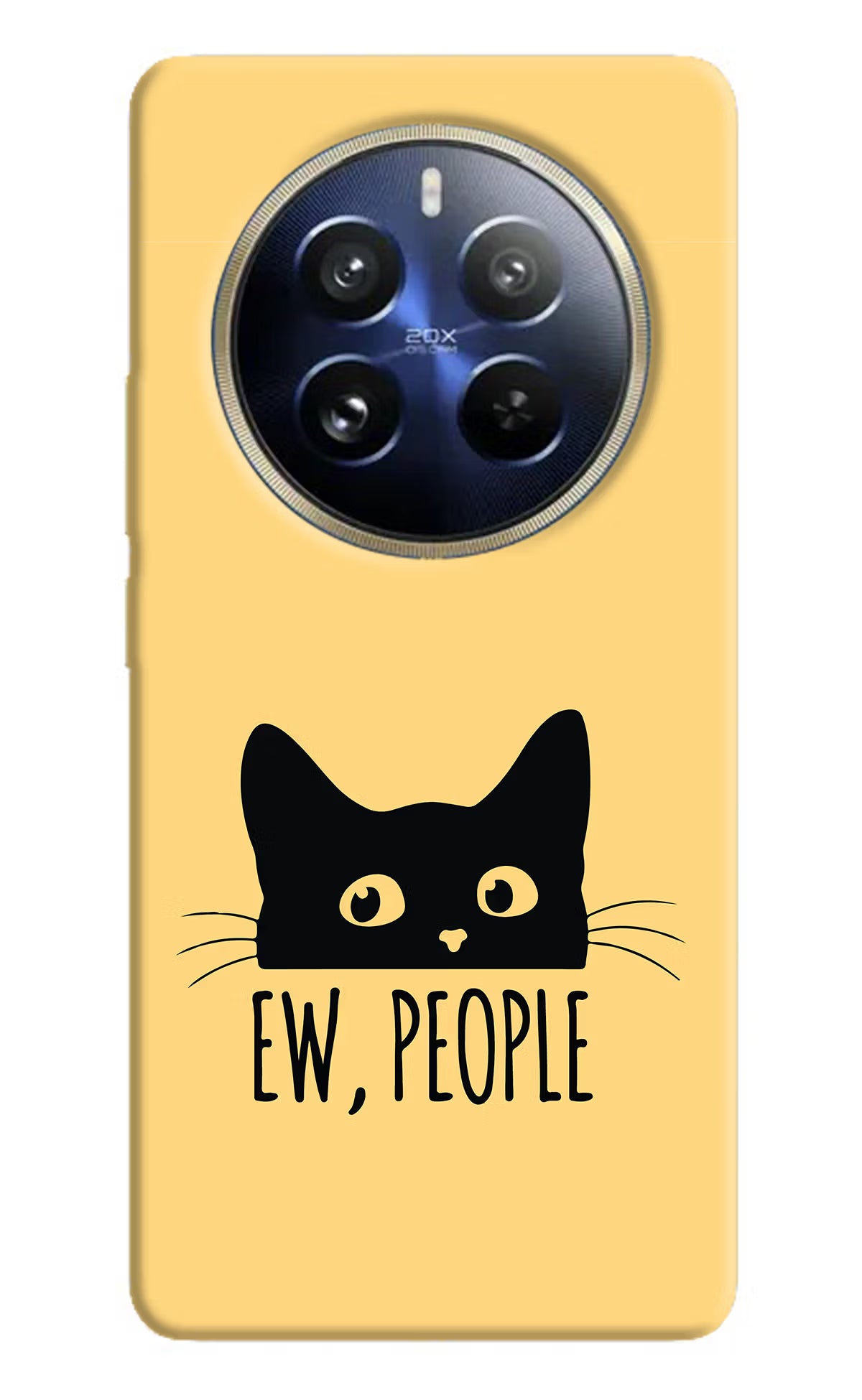 Ew People Catitude Realme 12 Pro 5G/12 Pro+ 5G Hard Case Back Cover by Casekaro