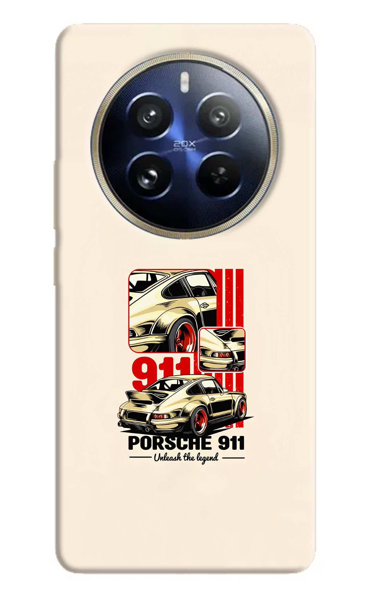 Classic Porsche 911 Realme 12 Pro 5G/12 Pro+ 5G Hard Case Back Cover by Casekaro