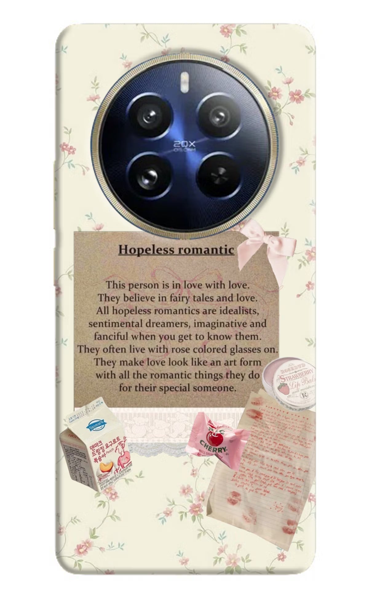 Hopeless Romantic Realme 12 Pro 5G/12 Pro+ 5G Hard Case Back Cover by Casekaro
