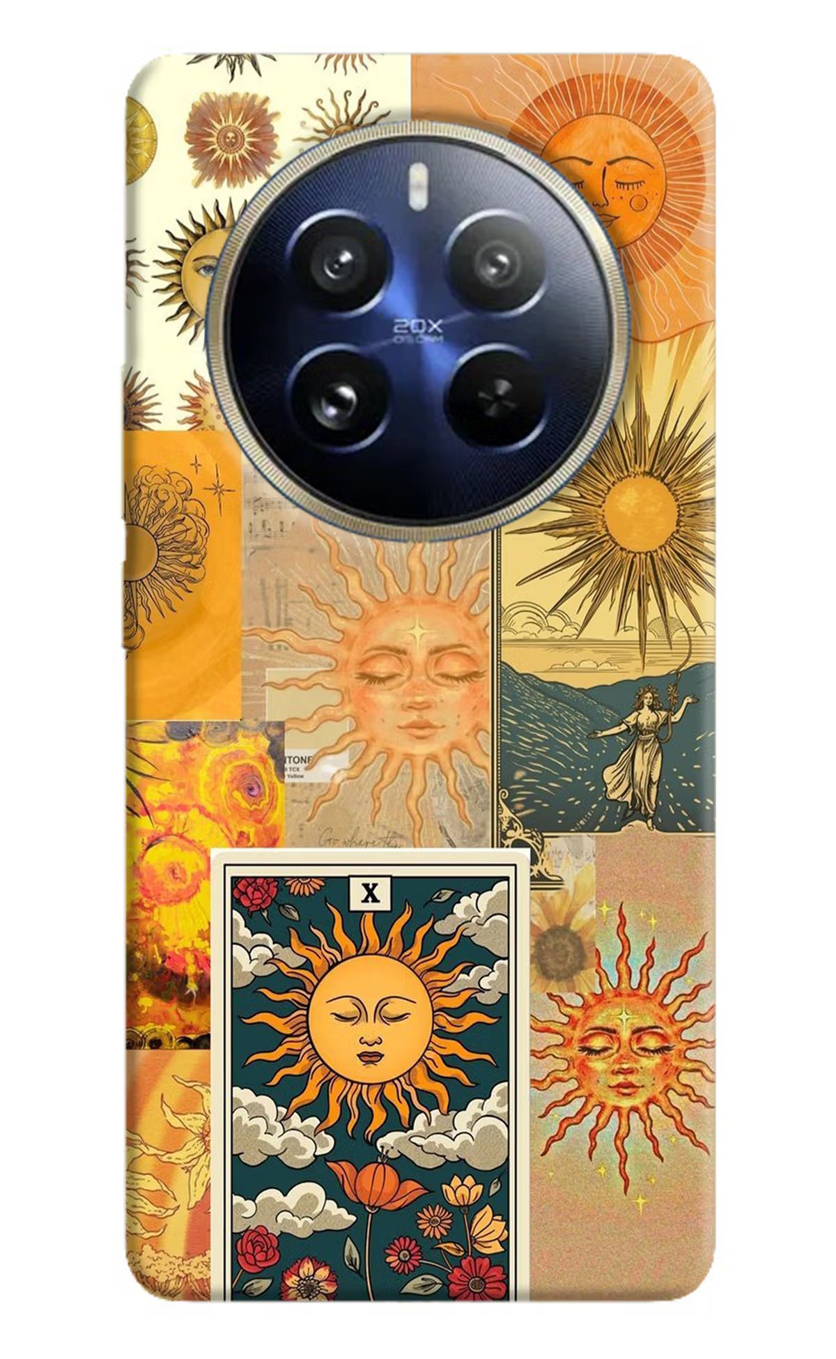 Sun Realme 12 Pro 5G/12 Pro+ 5G Hard Case Back Cover by Casekaro