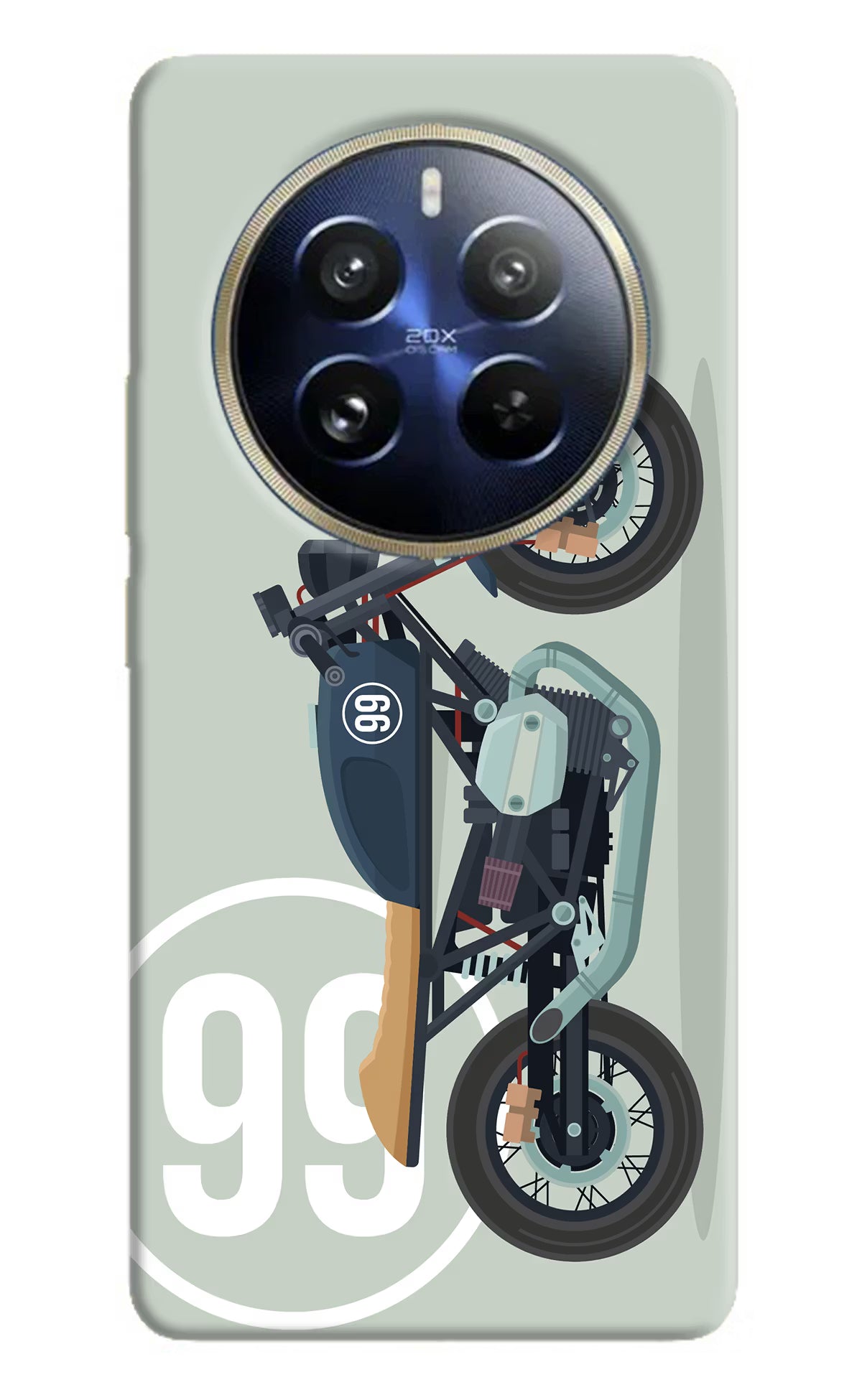 Classic Cafe Racer 99 Realme 12 Pro 5G/12 Pro+ 5G Hard Case Back Cover by Casekaro