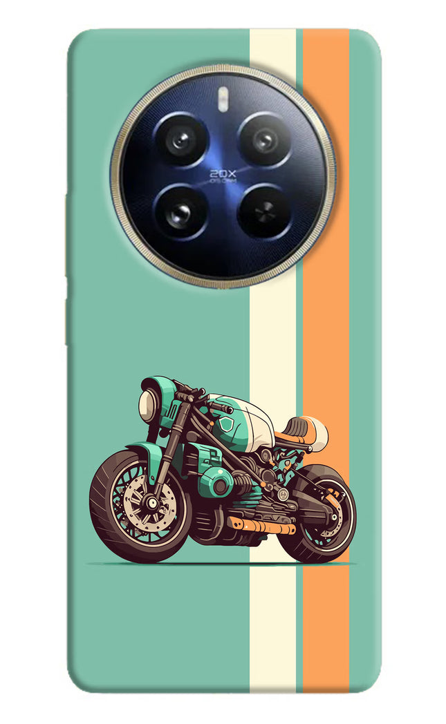 Striped Moto Drift Realme 12 Pro 5G/12 Pro+ 5G Hard Case Back Cover by Casekaro