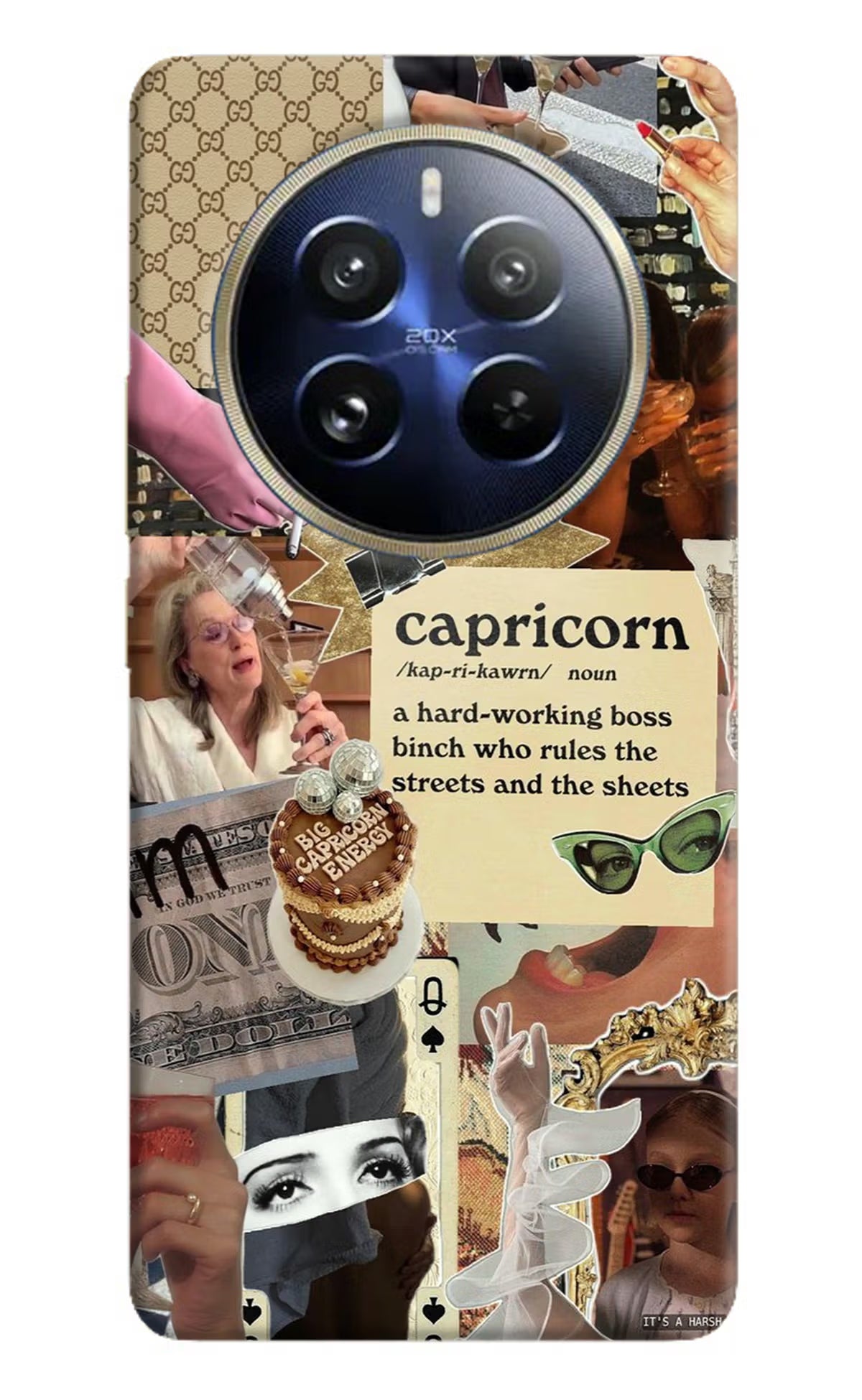 Capricorn Zodiac Realme 12 Pro 5G/12 Pro+ 5G Hard Case Back Cover by Casekaro