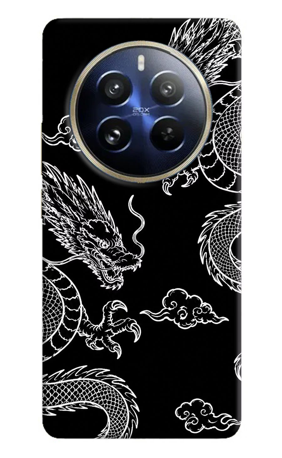 Twin Dragons Realme 12 Pro 5G/12 Pro+ 5G Back Cover, Hard case