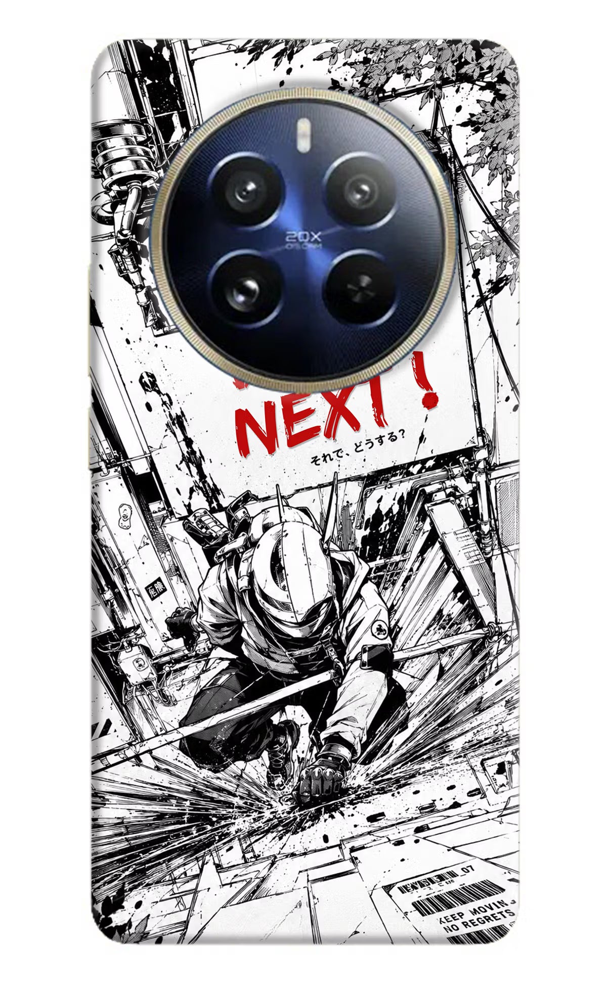 Who's Next Realme 12 Pro 5G/12 Pro+ 5G Hard Case Back Cover by Casekaro