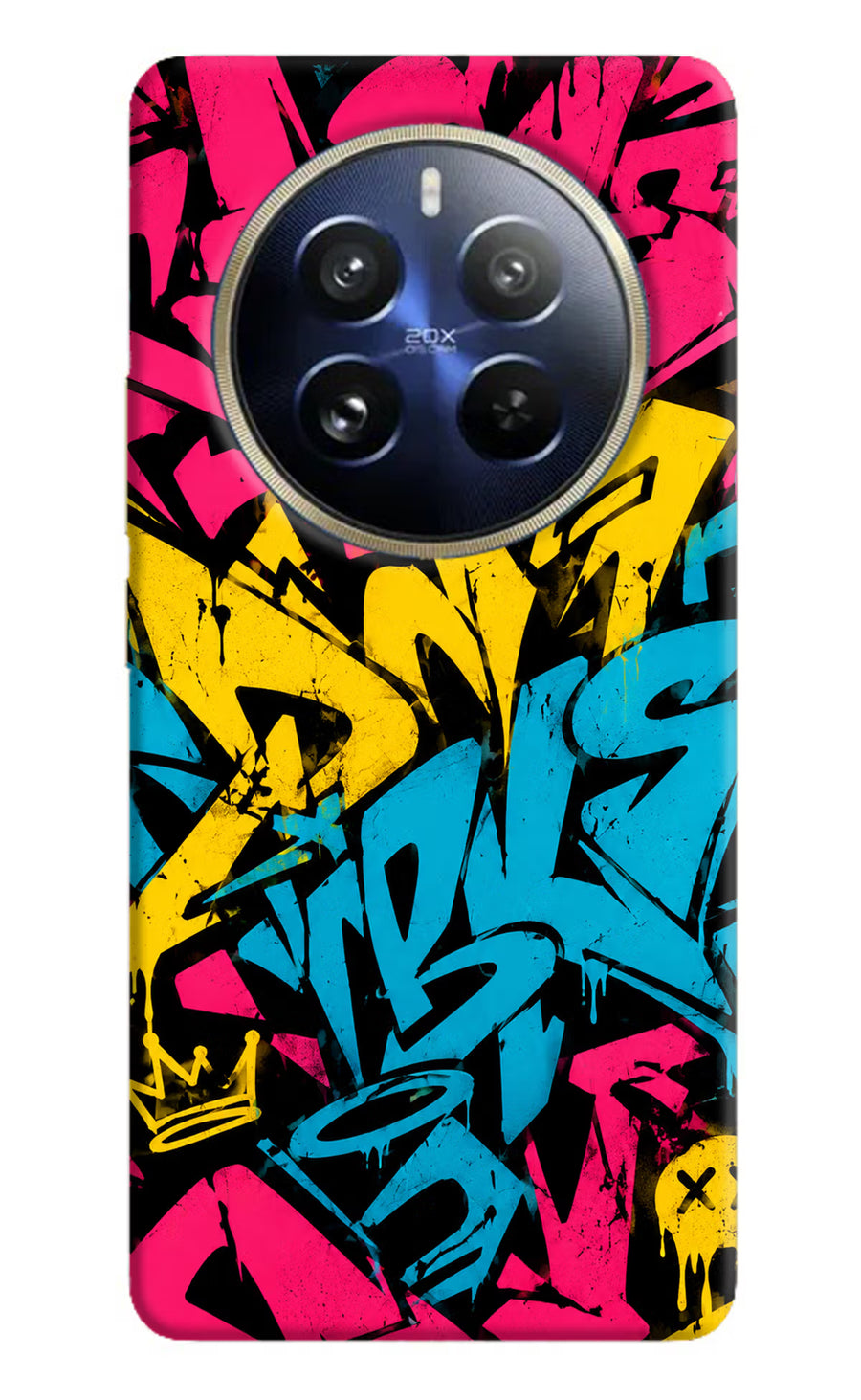 Graffiti Vibe Realme 12 Pro 5G/12 Pro+ 5G Back Cover, Hard case
