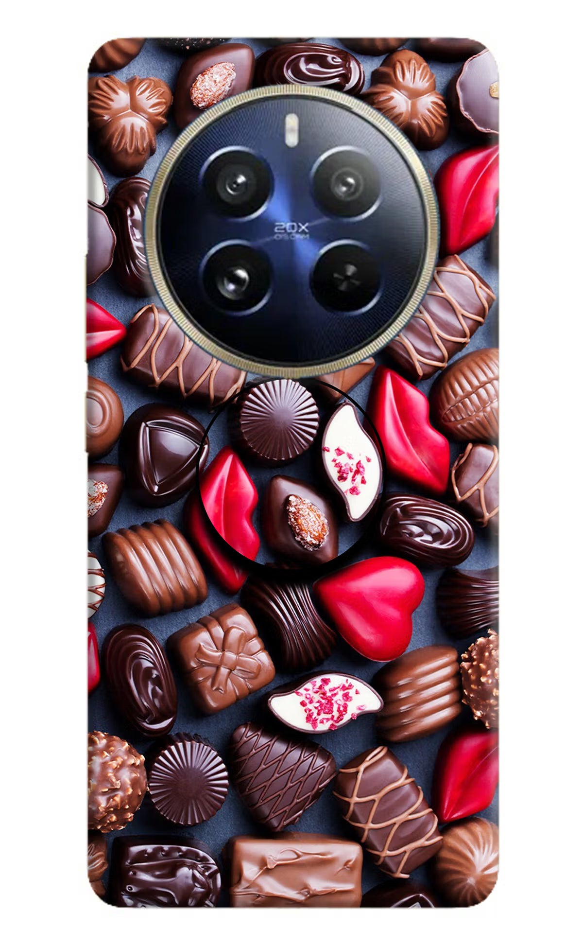 Chocolates Realme 12 Pro 5G/12 Pro+ 5G Pop Case by Casekaro