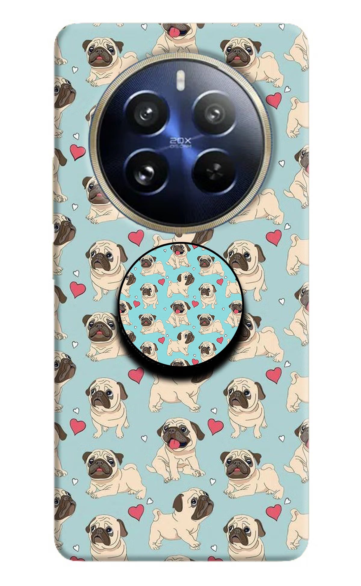 Pug Dog Realme 12 Pro 5G/12 Pro+ 5G Pop Case by Casekaro