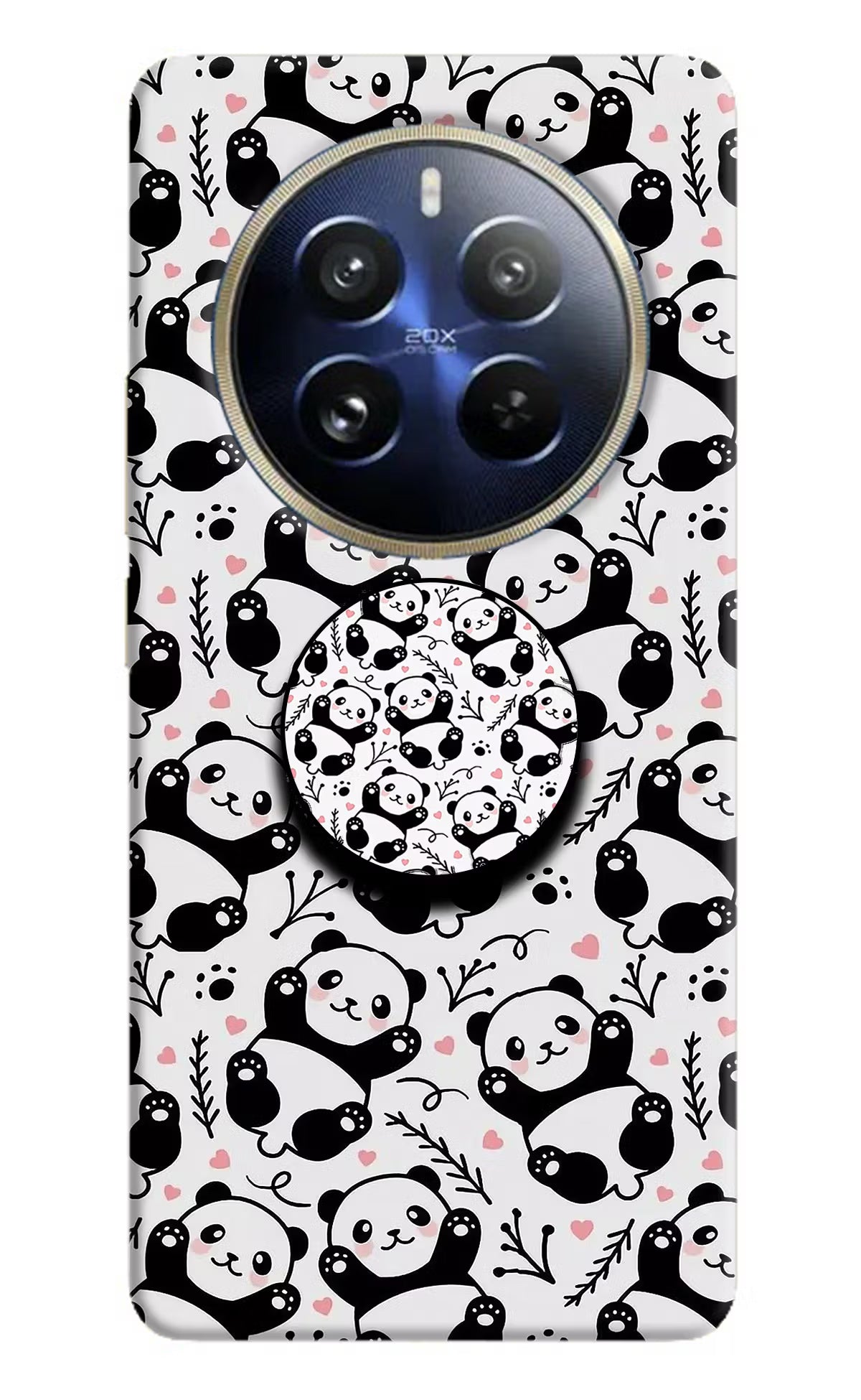 Cute Panda Realme 12 Pro 5G/12 Pro+ 5G Pop Case by Casekaro
