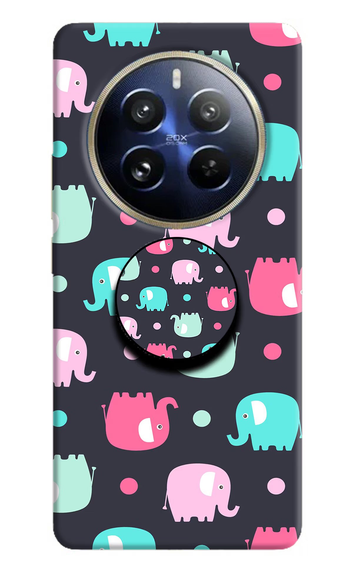 Baby Elephants Realme 12 Pro 5G/12 Pro+ 5G Pop Case by Casekaro