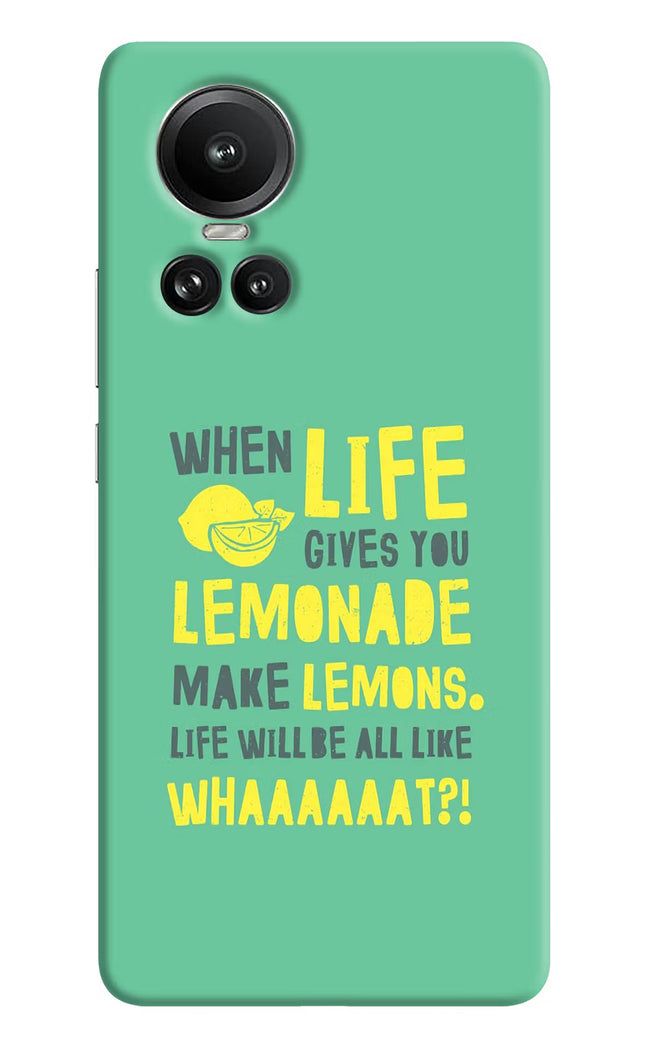 Quote Oppo Reno10 5G/10 Pro 5G Hard Case Back Cover by Casekaro