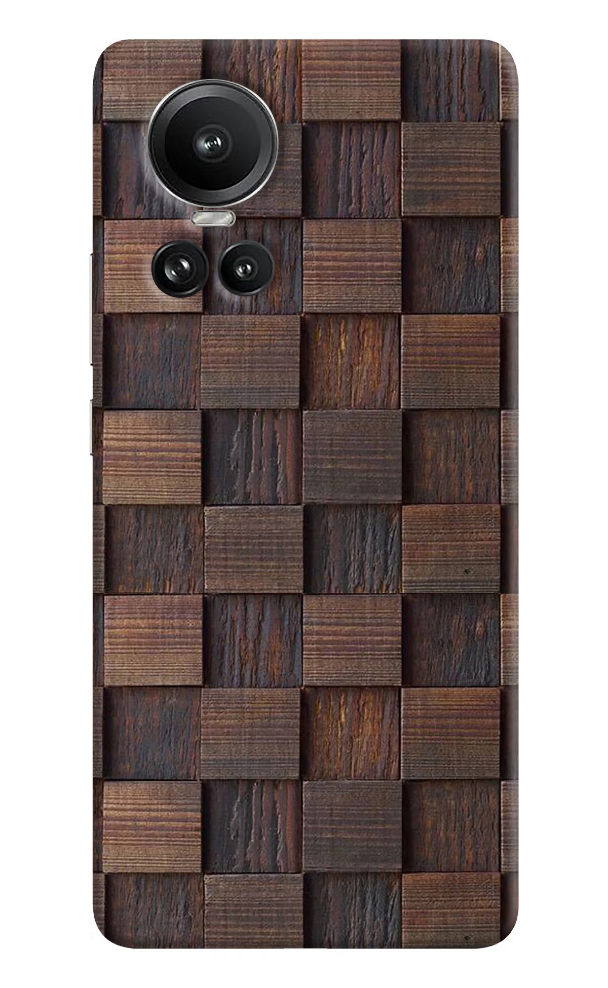 Wooden Cube Design Oppo Reno10 5G/10 Pro 5G Hard Case Back Cover by Casekaro