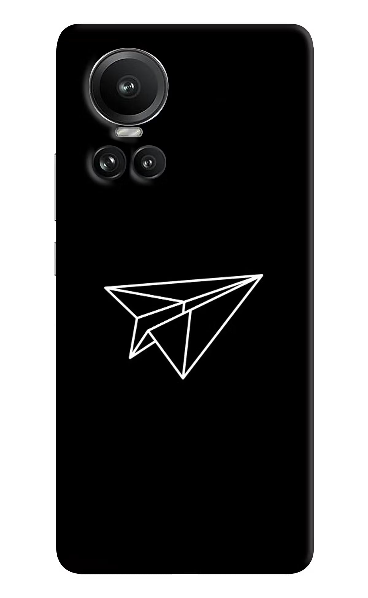 Paper Plane White Oppo Reno10 5G/10 Pro 5G Hard Case Back Cover by Casekaro