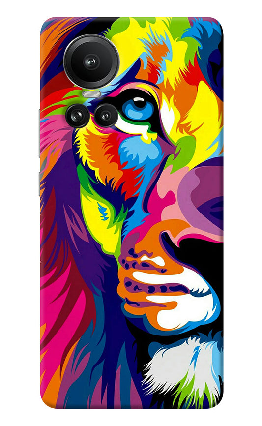 Lion Half Face Oppo Reno10 5G/10 Pro 5G Back Cover