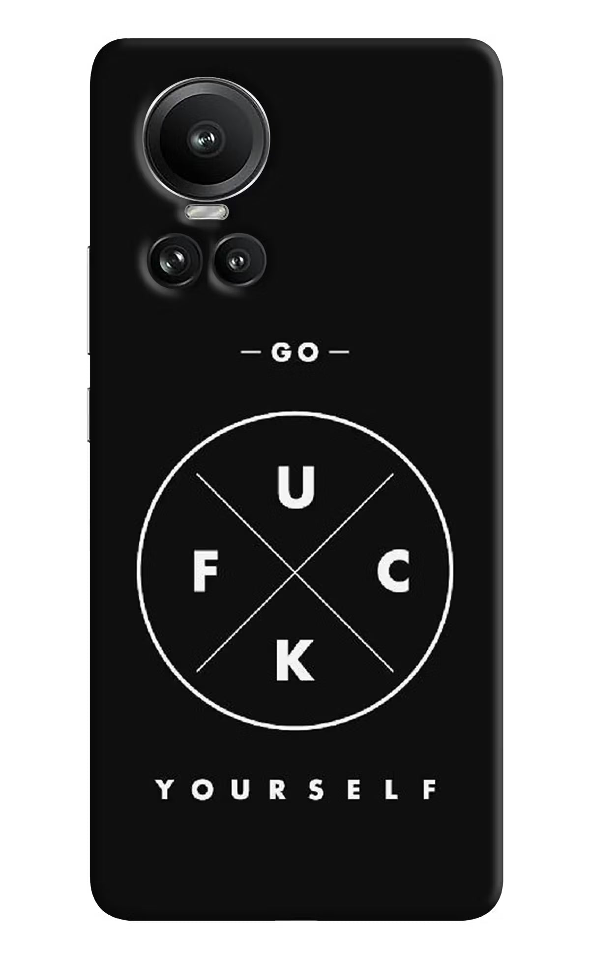 Go Fuck Yourself Oppo Reno10 5G/10 Pro 5G Hard Case Back Cover by Casekaro