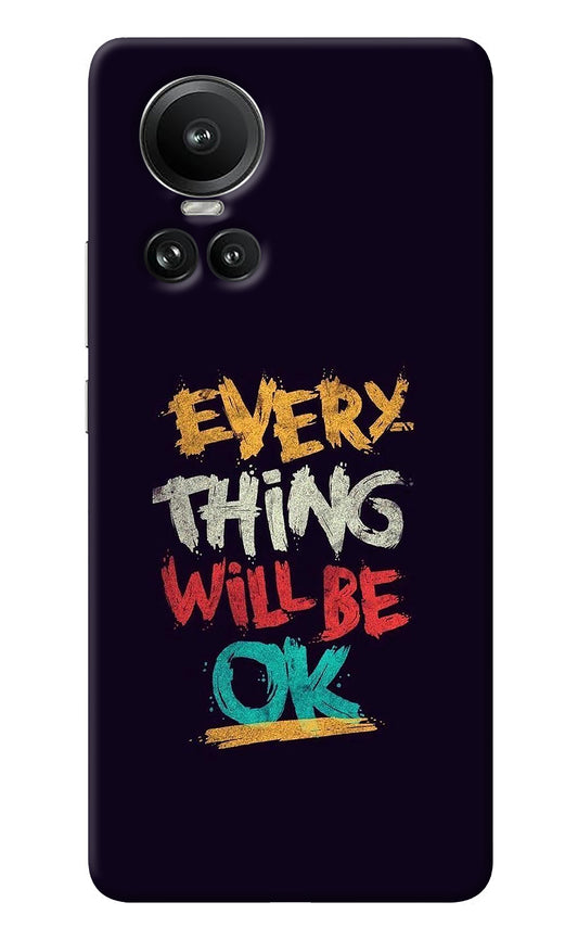 Everything Will Be Ok Oppo Reno10 5G/10 Pro 5G Back Cover