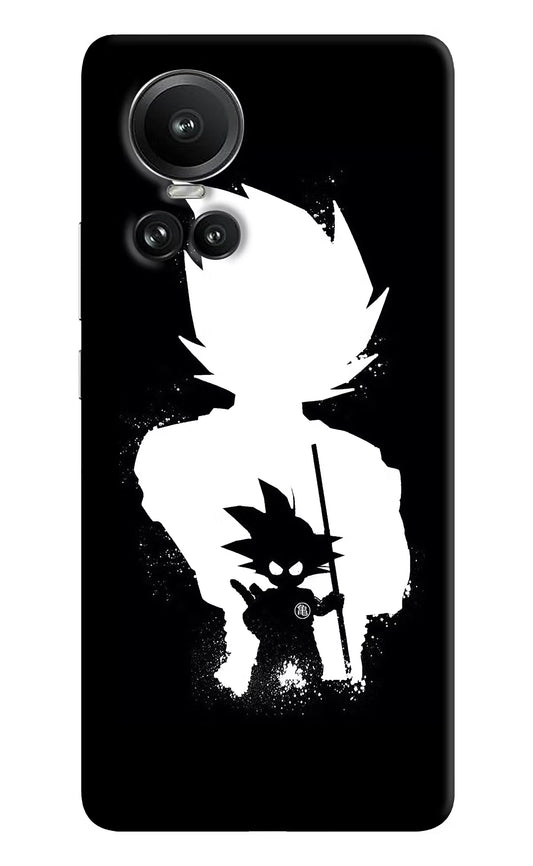 Goku Shadow Oppo Reno10 5G/10 Pro 5G Hard Case Back Cover by Casekaro