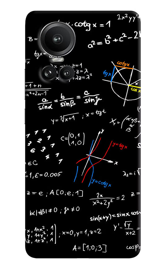 Mathematics Formula Oppo Reno10 5G/10 Pro 5G Hard Case Back Cover by Casekaro