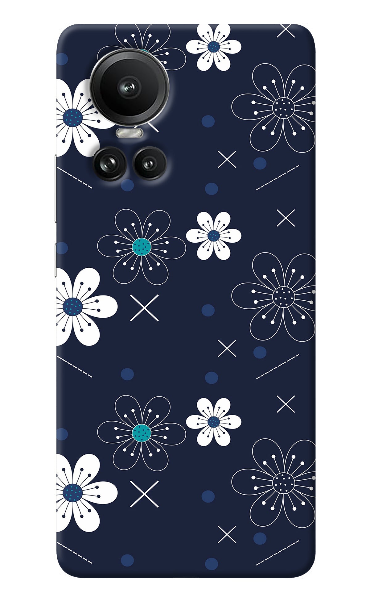 Flowers Oppo Reno10 5G/10 Pro 5G Back Cover