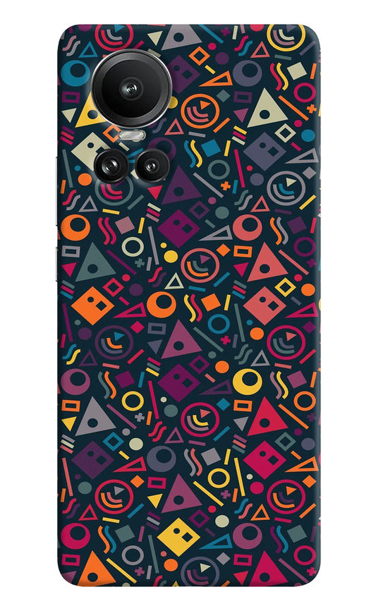 Geometric Abstract Oppo Reno10 5G/10 Pro 5G Hard Case Back Cover by Casekaro