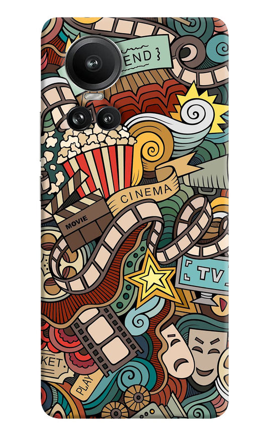 Cinema Abstract Oppo Reno10 5G/10 Pro 5G Hard Case Back Cover by Casekaro