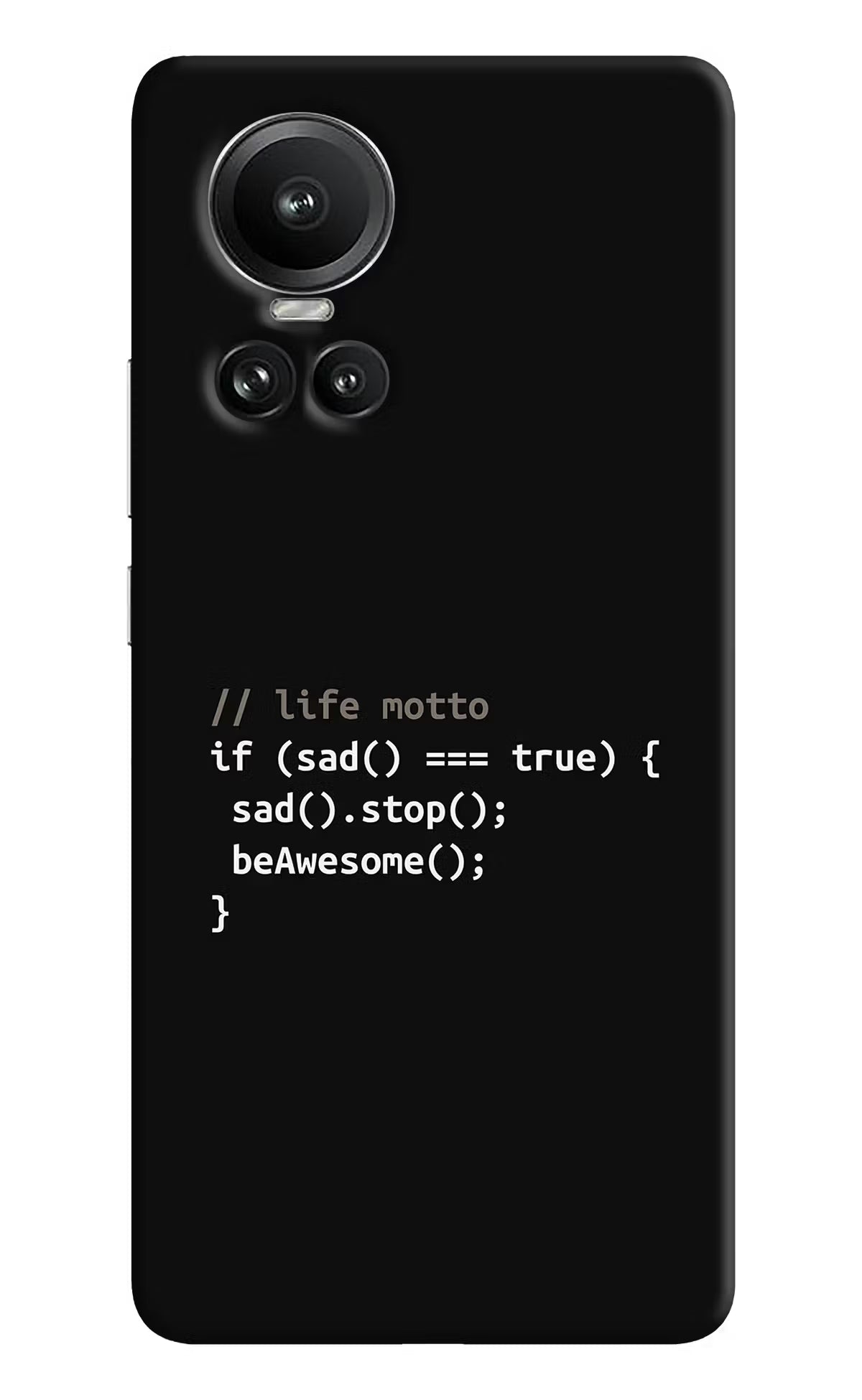 Life Motto Code Oppo Reno10 5G/10 Pro 5G Hard Case Back Cover by Casekaro