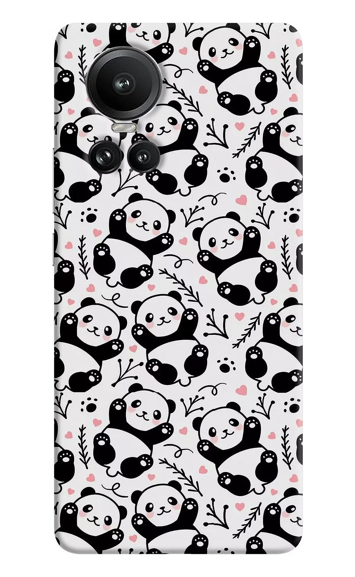 Cute Panda Oppo Reno10 5G/10 Pro 5G Hard Case Back Cover by Casekaro