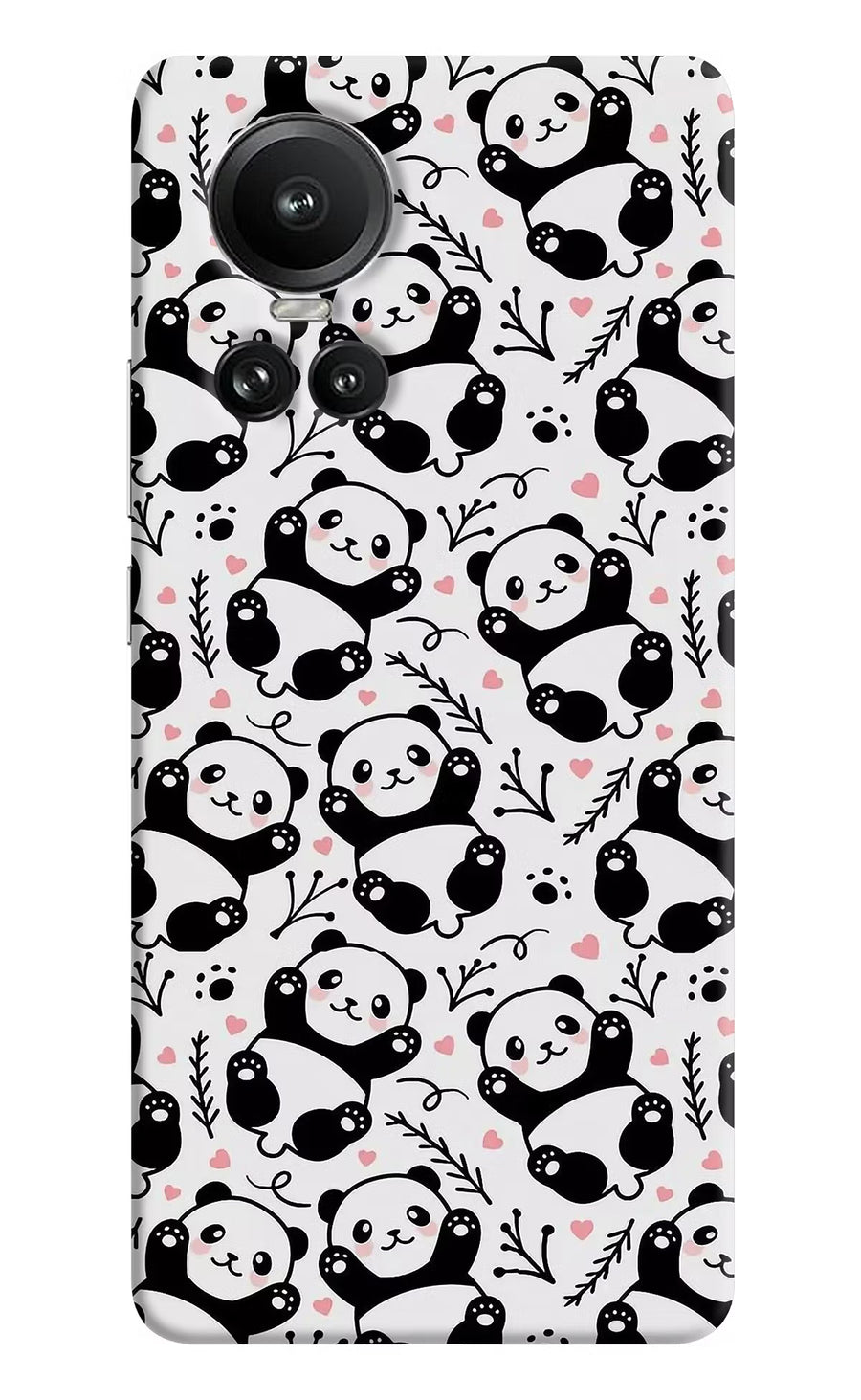 Cute Panda Oppo Reno10 5G/10 Pro 5G Back Cover, Hard case
