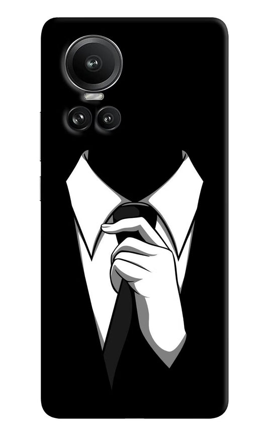 Black Tie Oppo Reno10 5G/10 Pro 5G Hard Case Back Cover by Casekaro