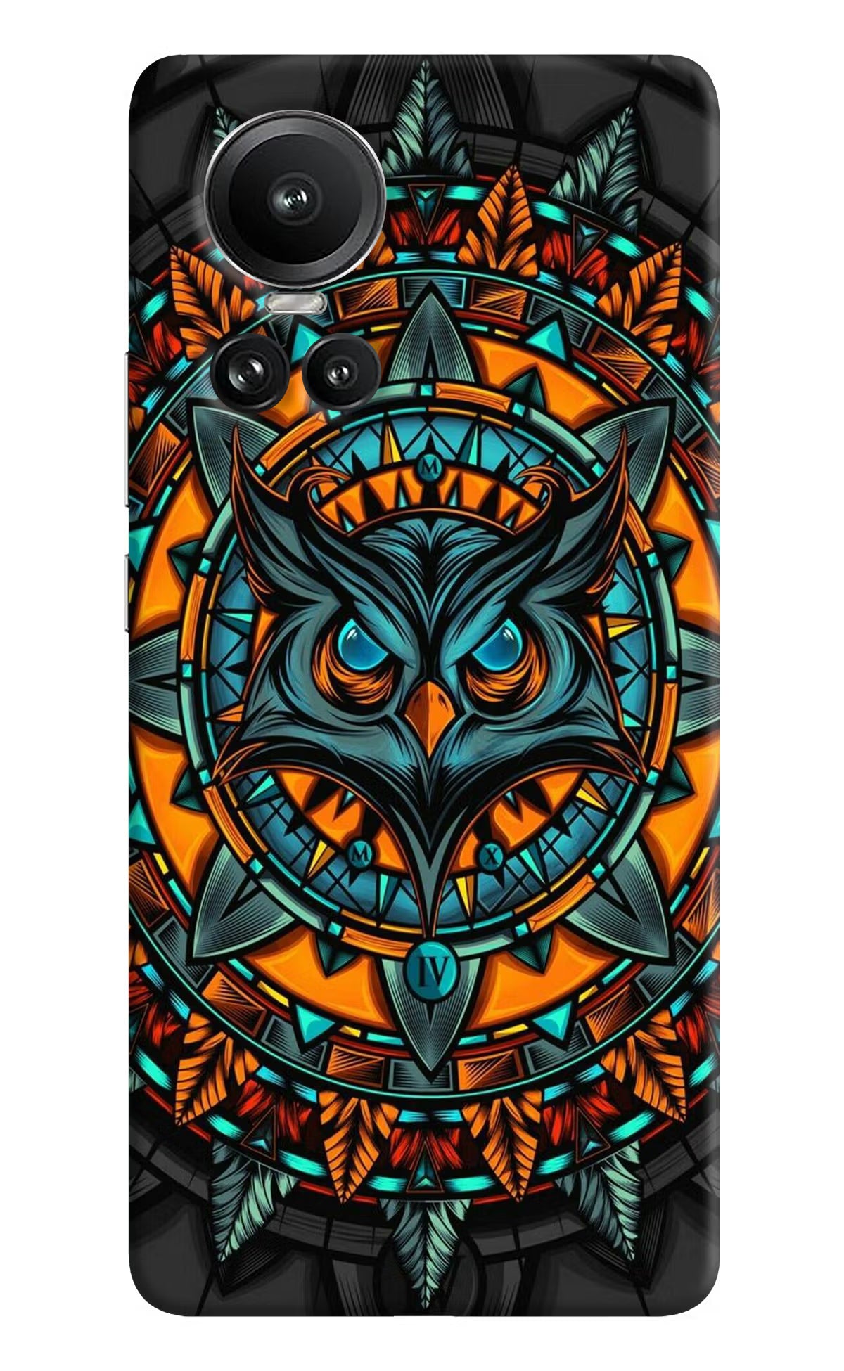 Angry Owl Art Oppo Reno10 5G/10 Pro 5G Hard Case Back Cover by Casekaro