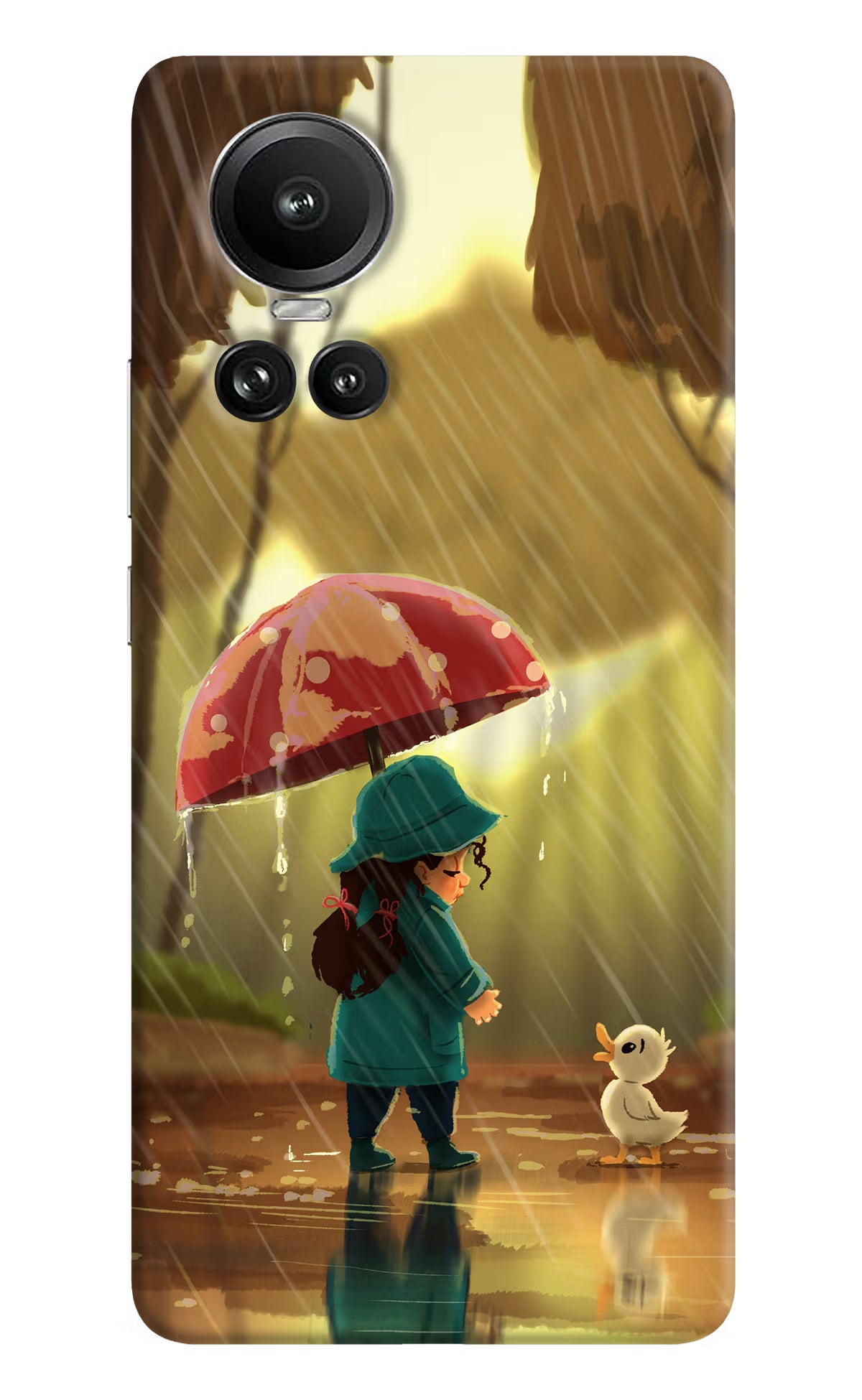 Rainy Day Oppo Reno10 5G/10 Pro 5G Hard Case Back Cover by Casekaro