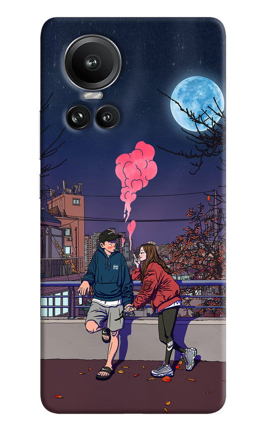 Chilling Couple Oppo Reno10 5G/10 Pro 5G Hard Case Back Cover by Casekaro