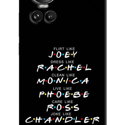 FRIENDS Character Oppo Reno10 5G/10 Pro 5G Hard Case Back Cover by Casekaro
