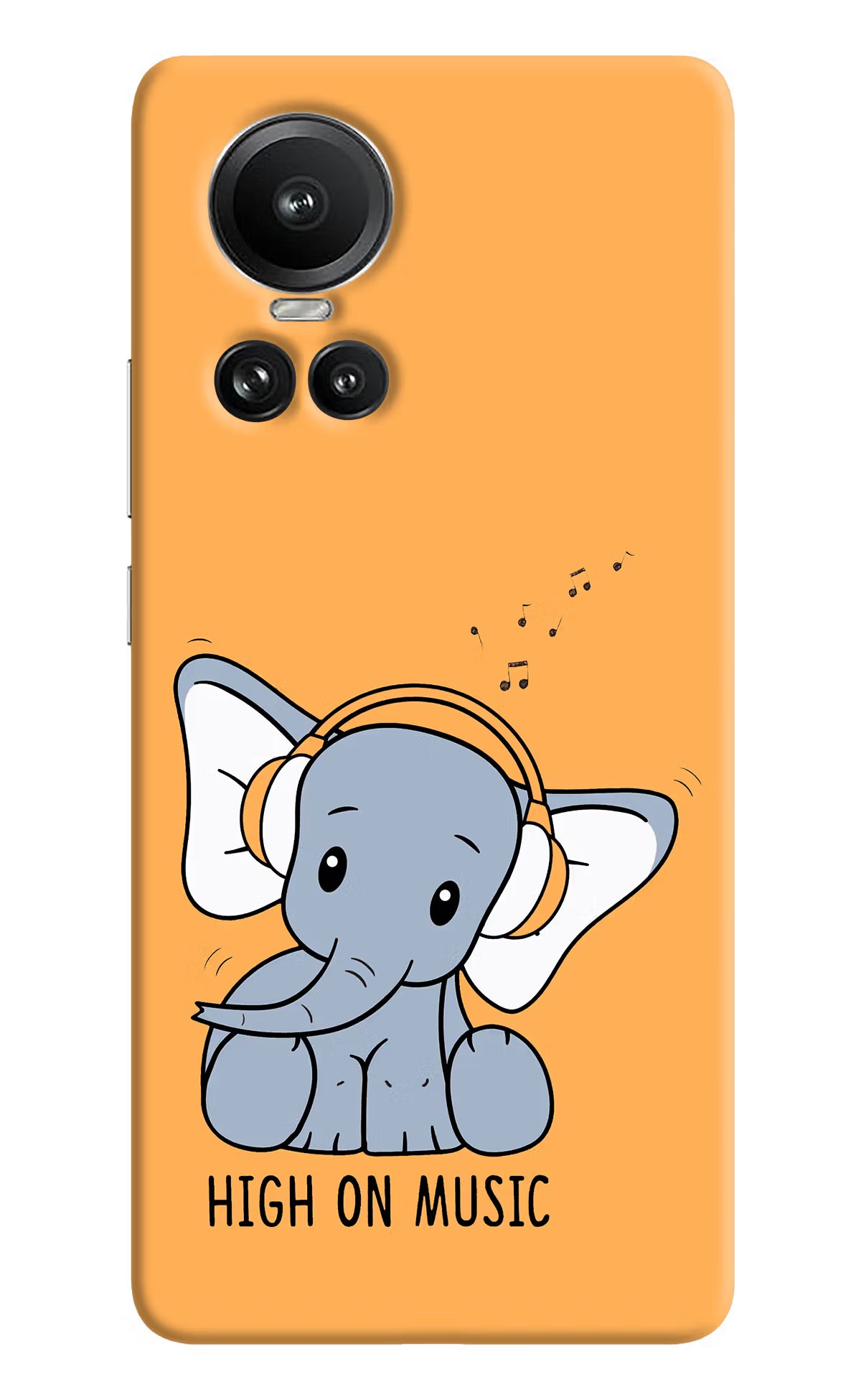 High On Music Oppo Reno10 5G/10 Pro 5G Hard Case Back Cover by Casekaro