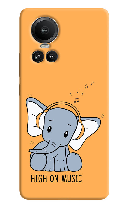 High On Music Oppo Reno10 5G/10 Pro 5G Hard Case Back Cover by Casekaro