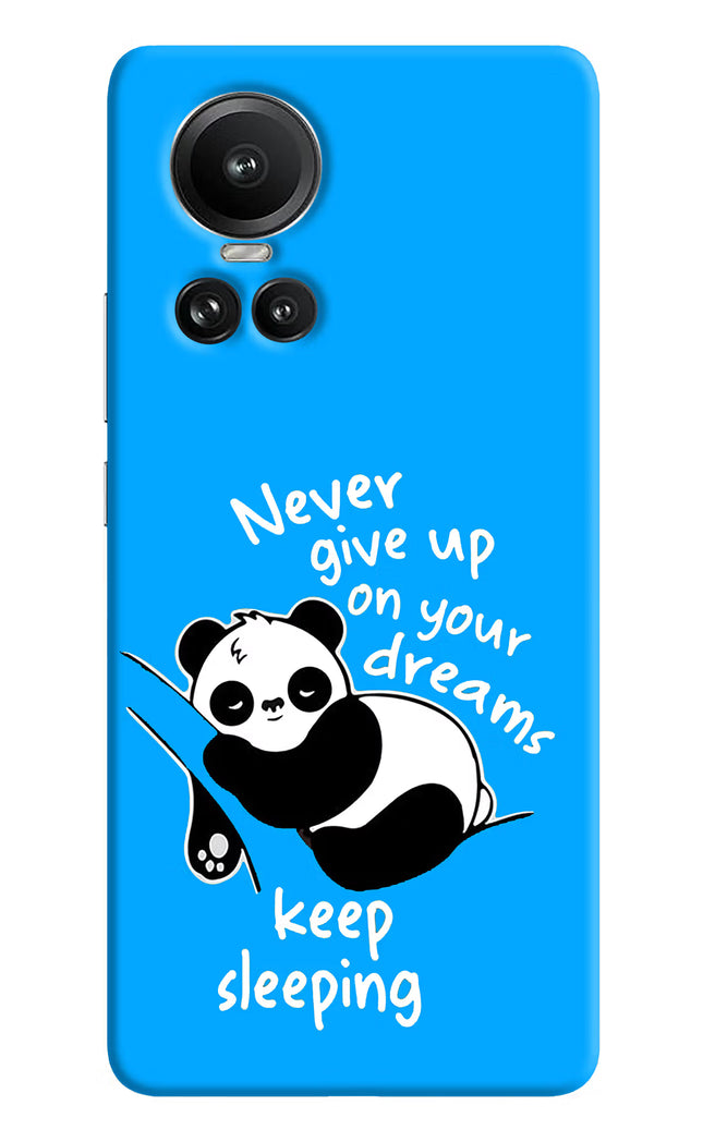 Keep Sleeping Oppo Reno10 5G/10 Pro 5G Hard Case Back Cover by Casekaro