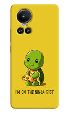 I'm on Ninja Diet Oppo Reno10 5G/10 Pro 5G Hard Case Back Cover by Casekaro