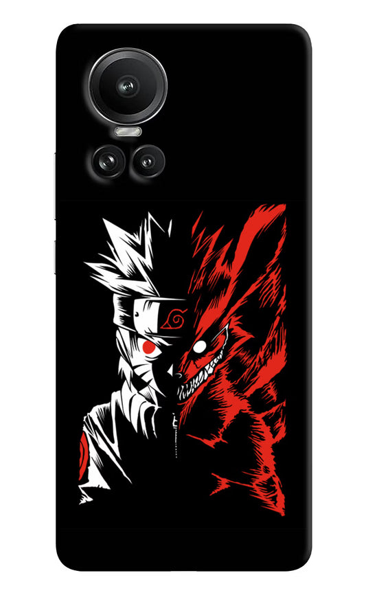Naruto Two Face Oppo Reno10 5G/10 Pro 5G Hard Case Back Cover by Casekaro