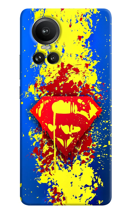 Superman logo Oppo Reno10 5G/10 Pro 5G Hard Case Back Cover by Casekaro